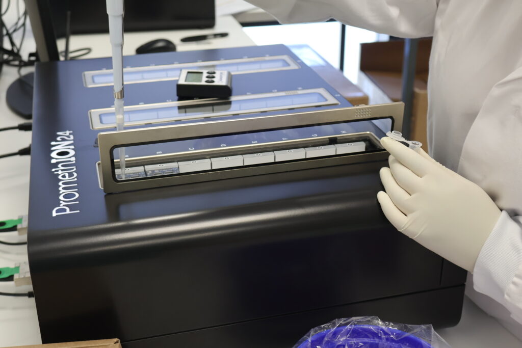 Oxford Nanopore Technologies sequencing in South Africa inside CPGR