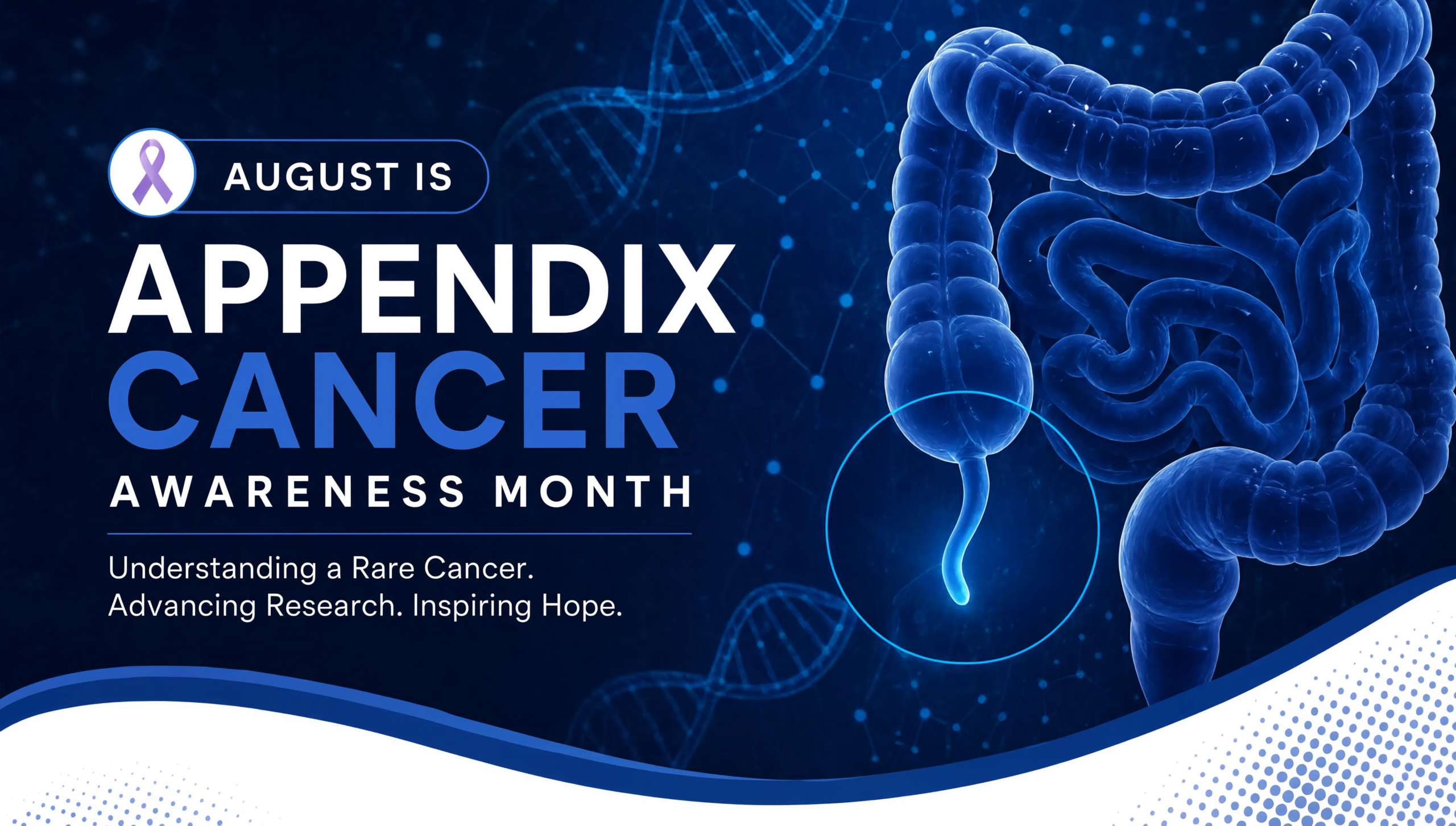 Appendix Cancer awareness Month, Understanding rare cancer.