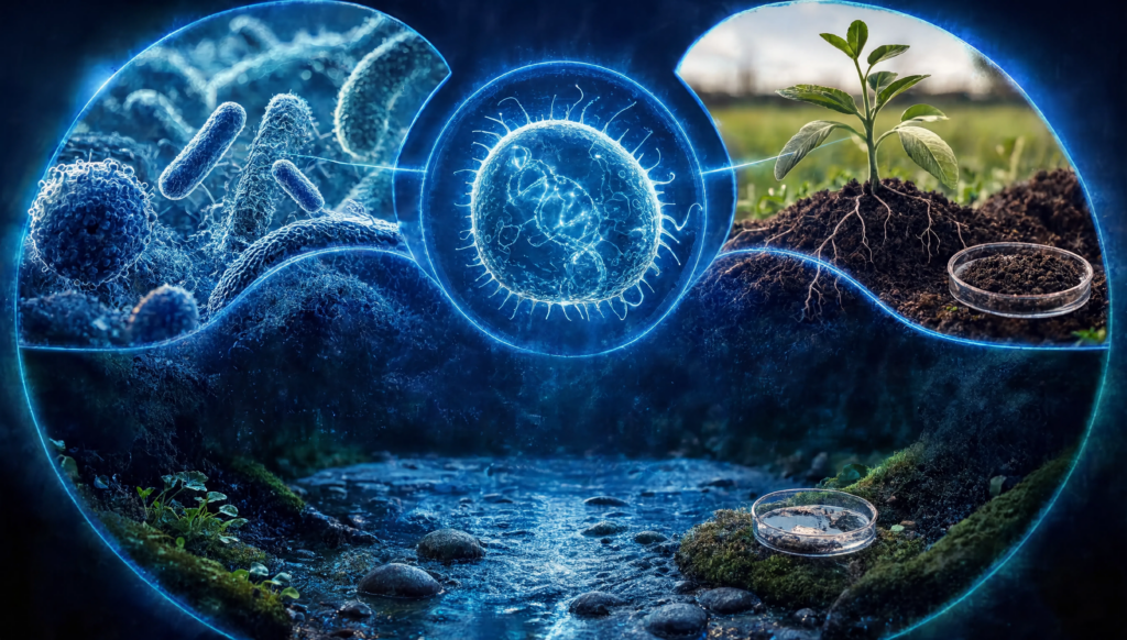 Microbial genomics applications in health agriculture and environmental research
